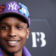 ASAP Rocky poses for a picture as Rihanna celebrates her beauty brands Fenty Beauty and Fenty Skin at Goya Studios on February 11, 2022 in Los Angeles, California.